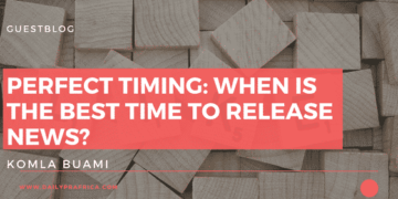 Perfect Timing: when is the best time to release news?